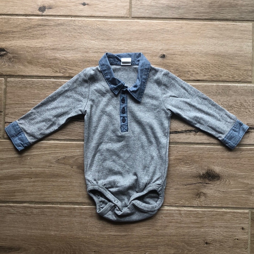 H&M Collared Onesie Size 6-9 months